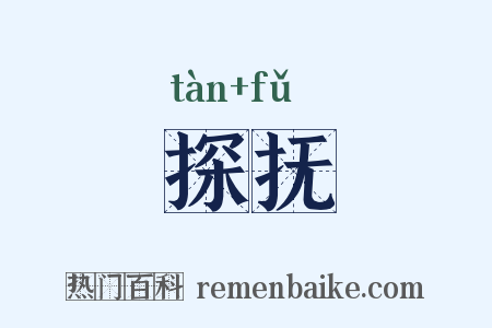 探抚是什么意思的图片